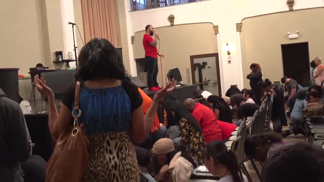 Altar call after Sundays message