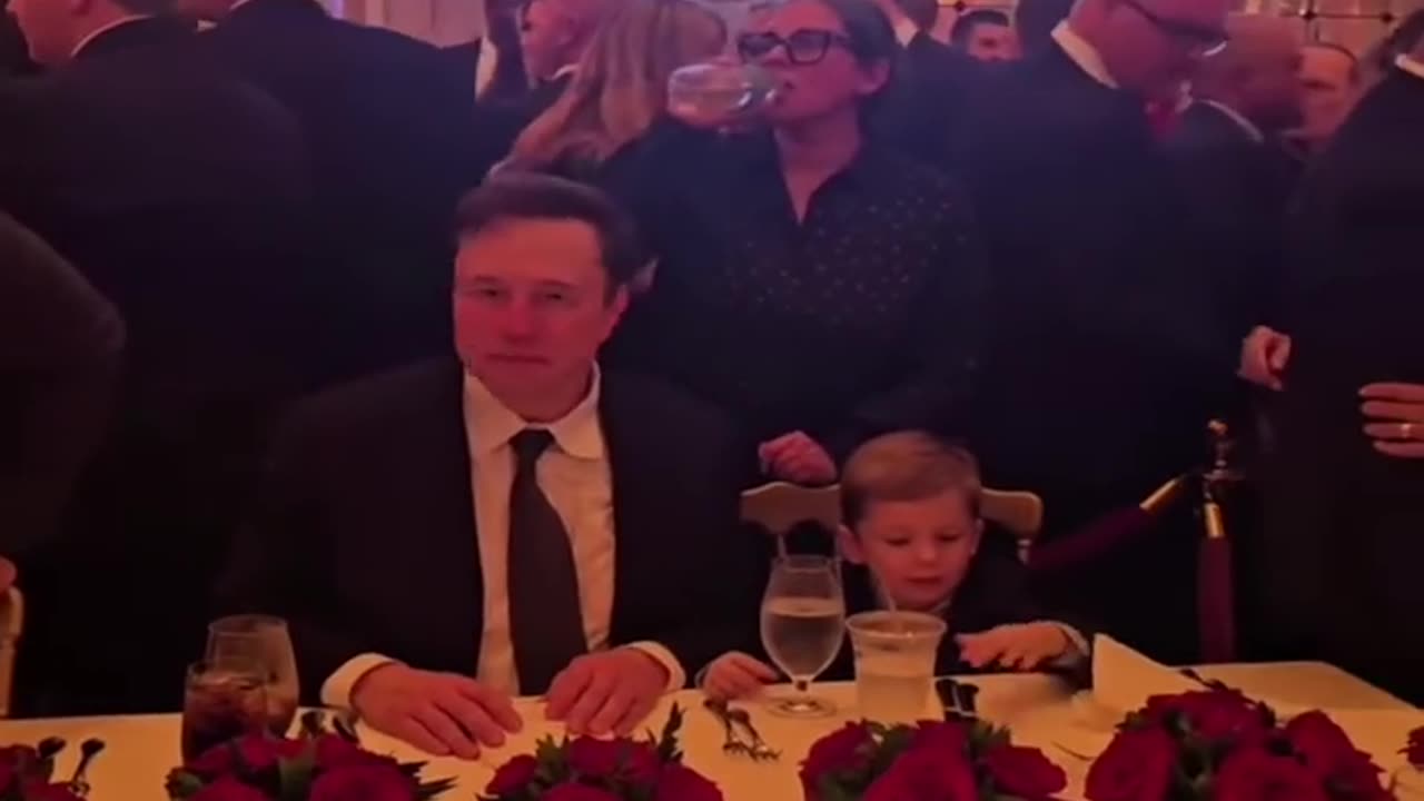 Elon Musk Supporting Trump at Mar-a-Lago on Election Night