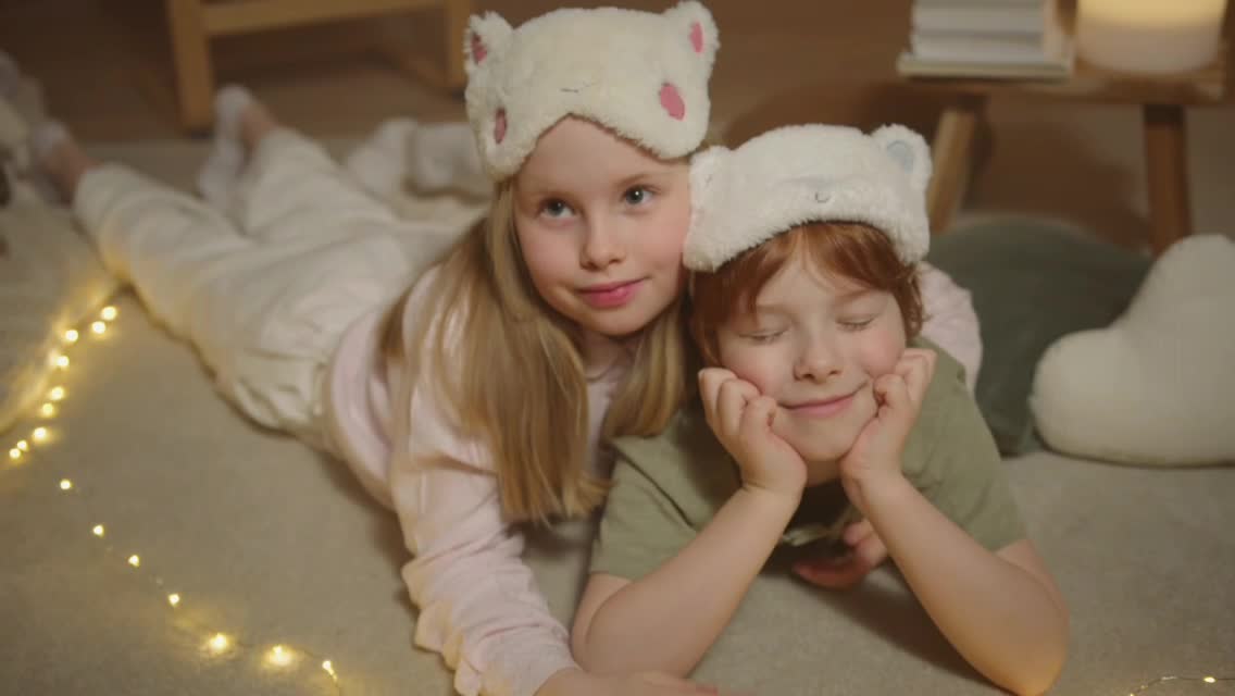 Kids playing on the floor