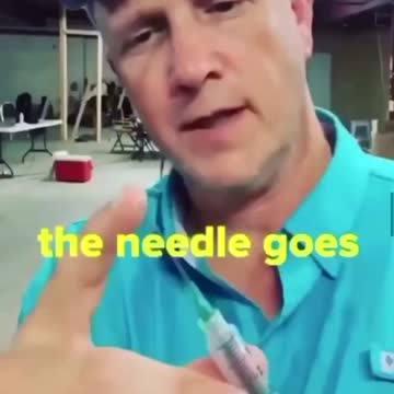 This is how ELITE is vaccinated in front of the cameras.