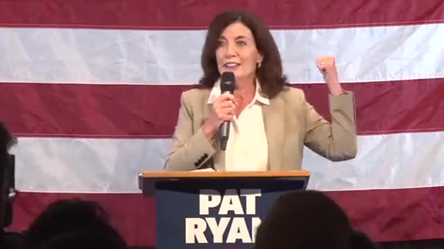 NY Gov. Kathy Hochul Tells Trump Supporters to Leave the State