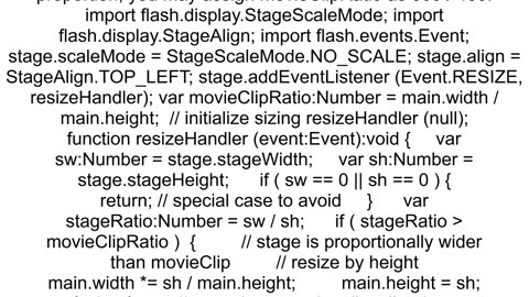 ActionScript 3 Resize a MovieClip dynamically by browser BUT keep PROPORTIONS