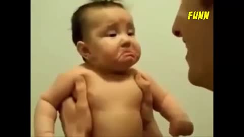 Funny Baby weeping