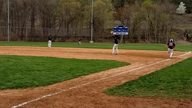 Bulldogs spring base hit