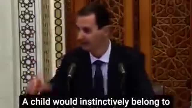 Bullseye! Syria's leader, Assad, speaks about the morally destructive nature of Neo-liberalism.