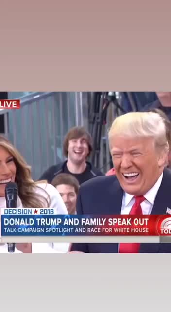 A video of President Trump & his Beautiful first Lady Melania