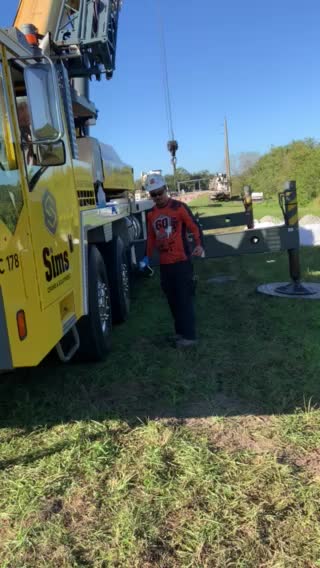 Setting power poles kinda day