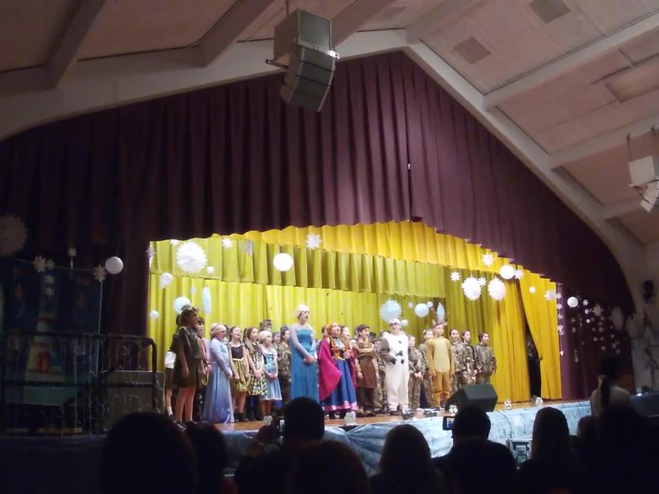 Frozen 2 musical with Spencer the townsperson(3)