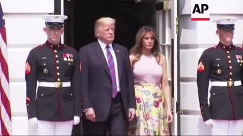 Trump Melania Finally Leaves “White House