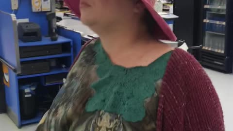 Fast Woman Appears to be Fleeing