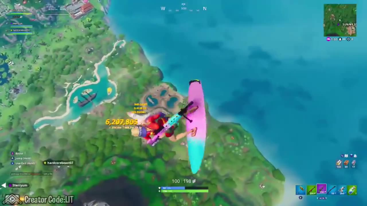 10 minutes of the LUCKIEST plays I've ever seen in Fortnite #3-no