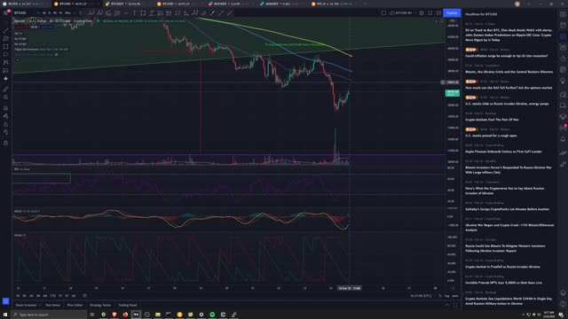 Market Analysis 2/24/2022 + BTC Dominance