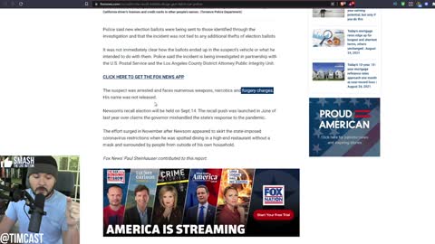 Felon CAUGHT With Hundreds Of CA Recall Ballots, Democrats PANIC As Larry Elder May Win Governorship