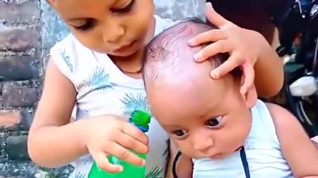 Funny and Cute Baby - Bunny Rabbit videos - Love Baby😍😘👶