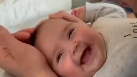 Father loveing her baby