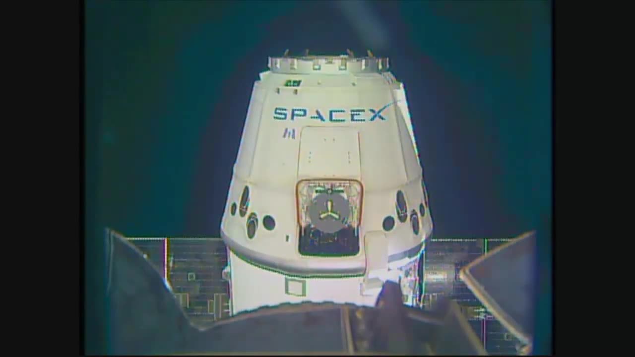 U.S. Commercial Cargo Ship Arrives at the Space Station