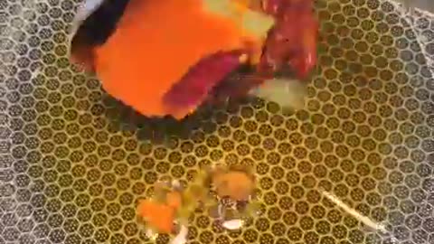 Crabs Fry ASMR Cooking