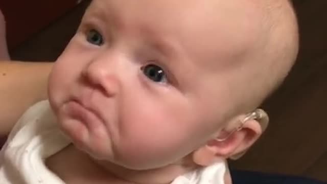 My baby hears me for the first time and is almost moved to tears_(720P_HD).mp4