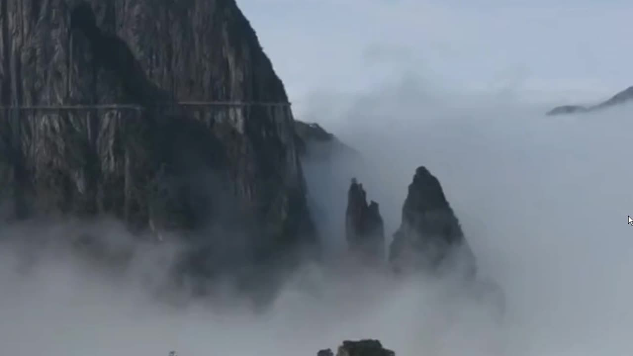 Beautiful clouds beautiful mountains