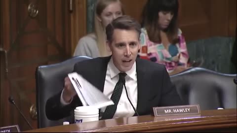'I DIDN'T UNDERSTAND YOUR ANSWER' Josh Hawley DEMANDS 'Hunter's laptop' data...Witness SCARED