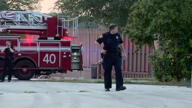 Fire at abandoned golf driving range re-ignites after roof collapse