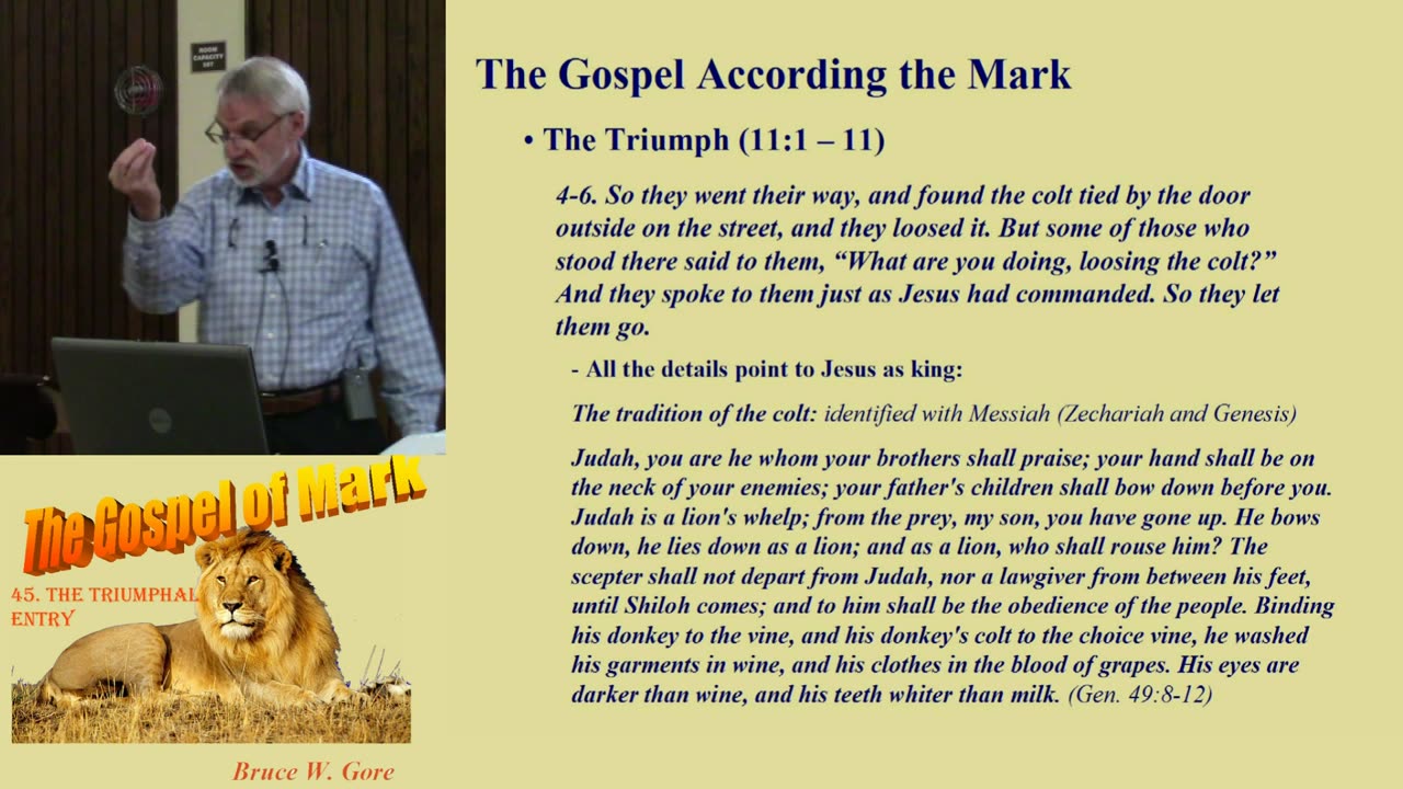 45. The Triumphal Entry (Mark 11:1-11)