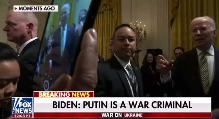 Is Putin a war criminal? Biden: No!