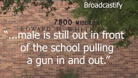 Man seen waving gun and pointing at cars on northeast side