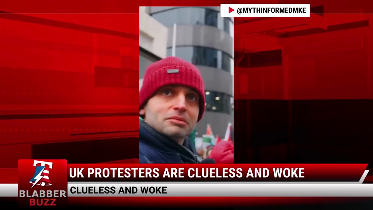 woke UK protesters are dumb AF