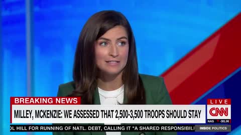 CNN on the general contradicting Biden's claim on Afghanistan withdrawal