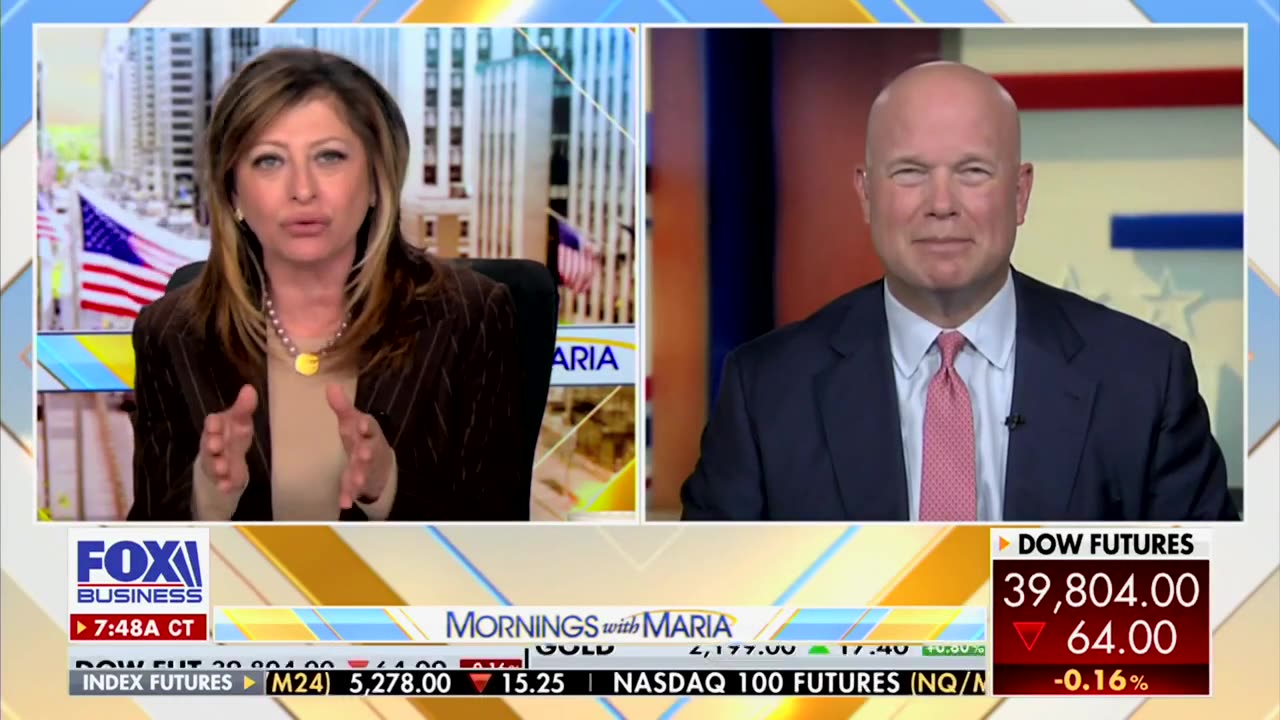 Matt Whitaker on Mornings With Maria Bartiromo - Fox Business 03.25.2024