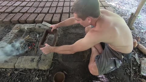 ⚒ BUSH TUCKER MAN 🤠 Episode 20 💪 RobDaYob- Bush Tucker Man -Brick kiln, brick mold and bricks 🔥