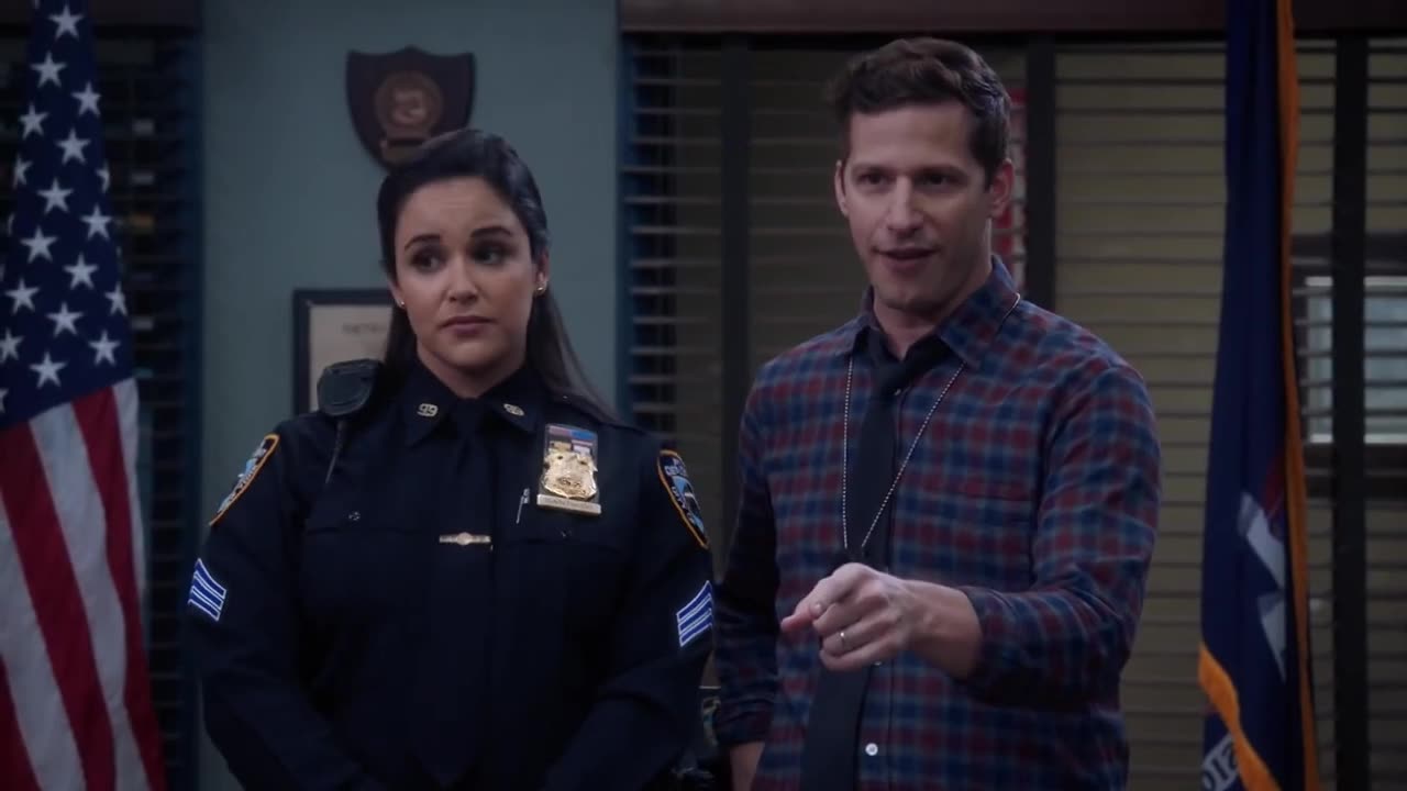 Jake And Amy Announce They Are Having Twins | Brooklyn 99 Season 7 Episode 10