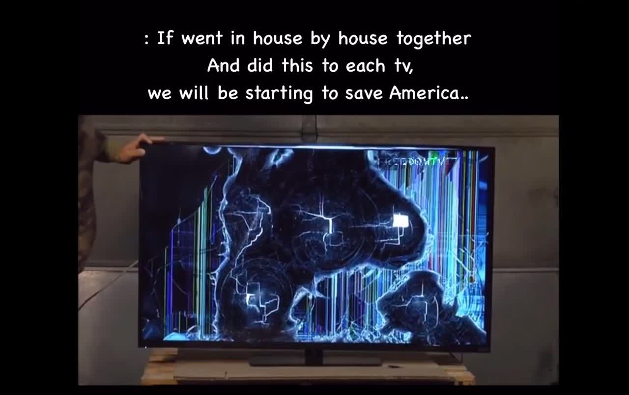 Matrix tv smashing