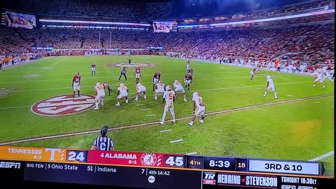 Alabama 52 Tennessee 24