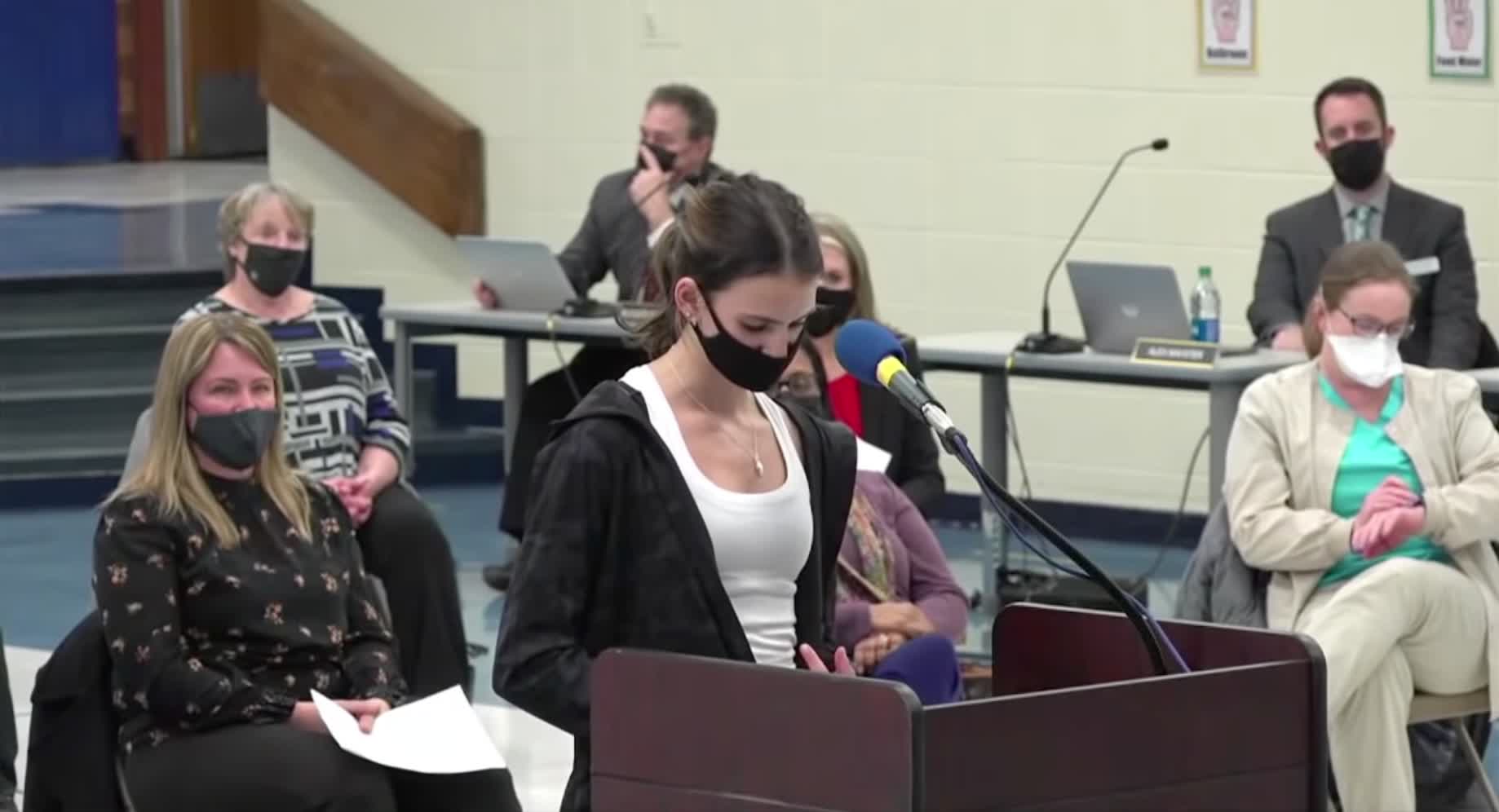 Wow! Check out this speech about masks that a student gave during a school board meeting