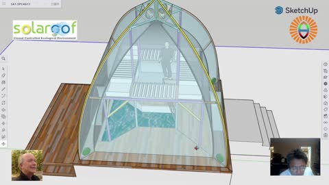 Swim-Aquaponics PyraPOD: an all-in-one design to maximize the solar thermal and geo thermal effects