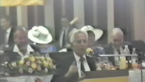 RARE- Rabbi Kahane speaks at a Kach Dinner 8/3/88