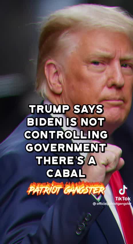 Remember that time Trump told Maria that a cabal is running government.