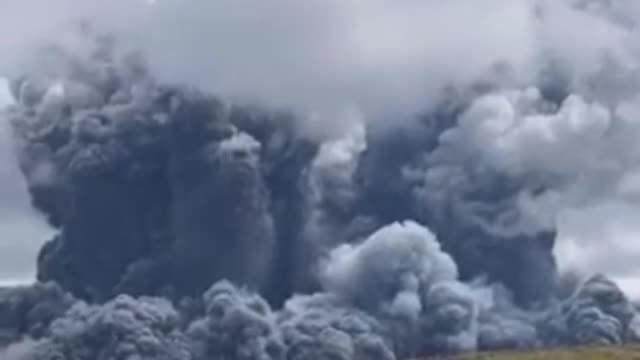 Huge explosion