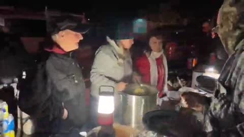 The People's Convoy-Homemade Food and Warm Fires for the People's Convoy in Lupton, Arizona