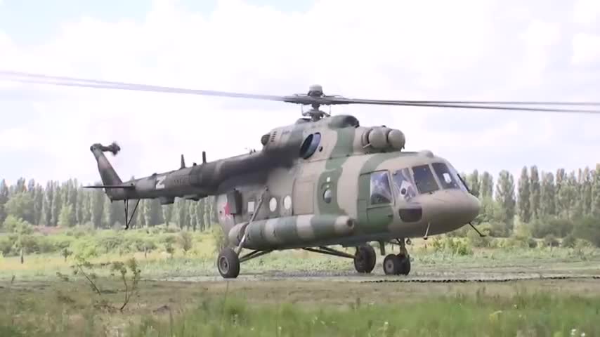 Russian Federation publishes footage of the work of jamming helicopters