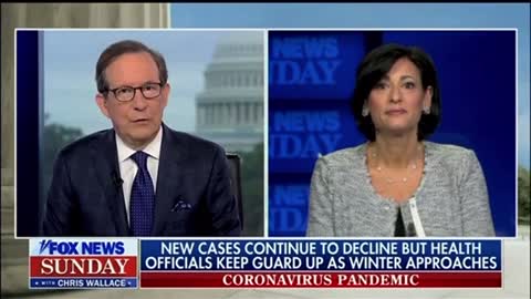 Chris Wallace Grills Walensky on Maskless Crowds