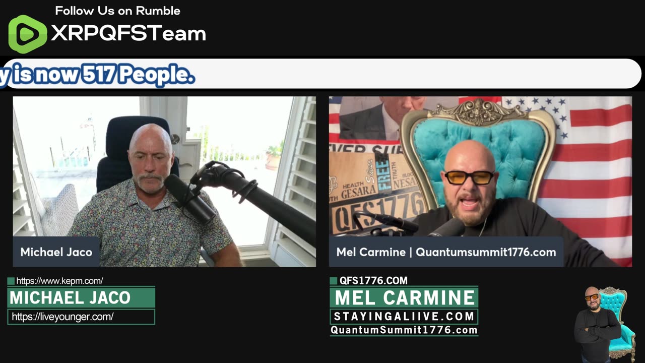 The QFS W/ run on XRP 100,000% Michael Jaco speaking at the Quantum Summit Cape Canaveral JUNE 8-9