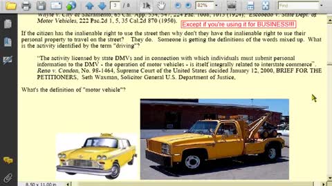 Learn Your Rights ~ Your Car Is Not A Motor Vehicle