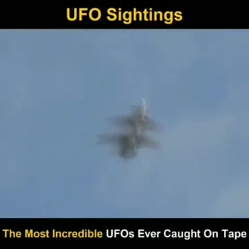 Mysterious UFO in an unknown area
