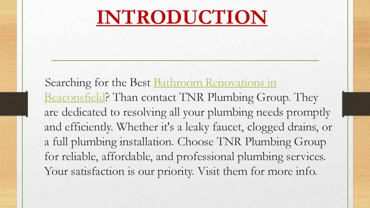 Searching for the Best Bathroom Renovations in Beaconsfield?