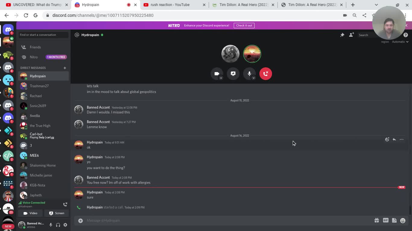 Banned frm Ytube??