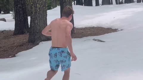 Joyful time/Jumped naked in the snow