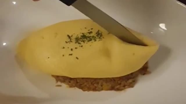 omelet rice Waterfall